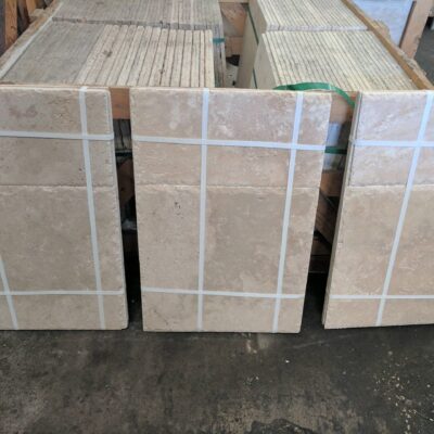 Tuscany Beige Ivory French Pattern Travertine Tiles - Image 3