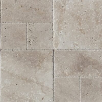 Tuscany Beige Ivory French Pattern Travertine Tiles - Image 6