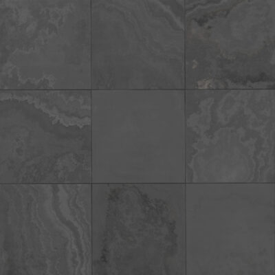 Montauk Black Semi-Polished Slate 12x12 - Image 1