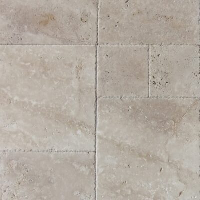 Tuscany Beige Ivory French Pattern Travertine Tiles - Image 2