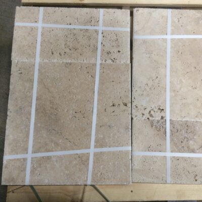Tuscany Beige Ivory French Pattern Travertine Tiles - Image 7