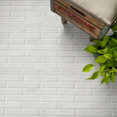 Capella White Porcelain Brick 2x10 Matte - Image 7
