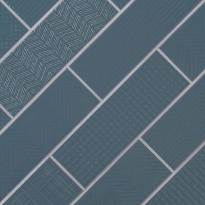 URBANO NAVY 3D MIX 4X12 GLOSSY - Image 3