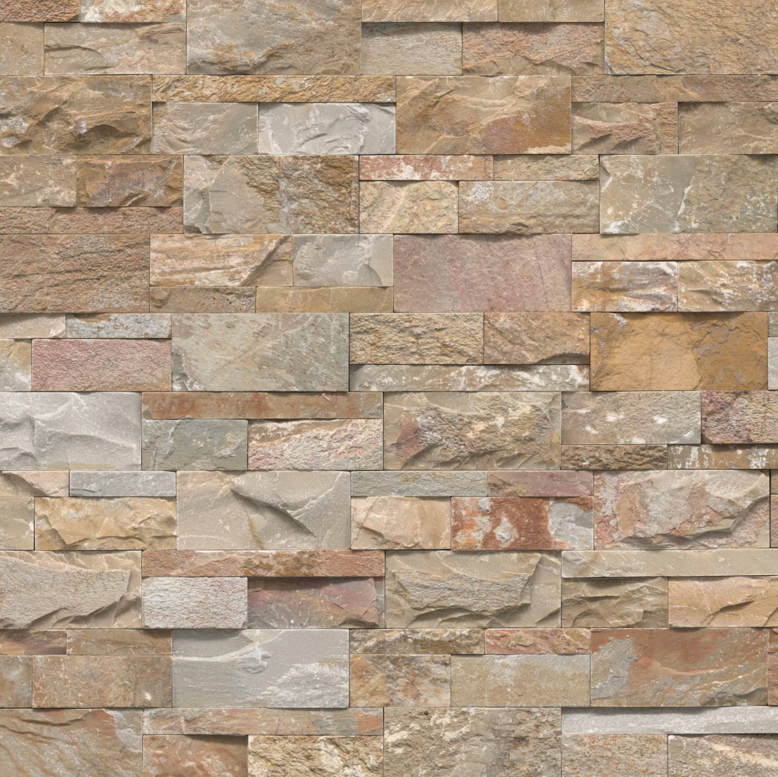XL Golden White Quartzite 9×24 Ledger Panel