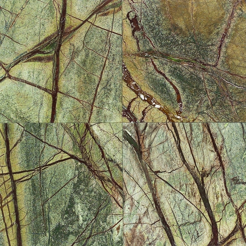 Rain Forest Green 12×12 Polished