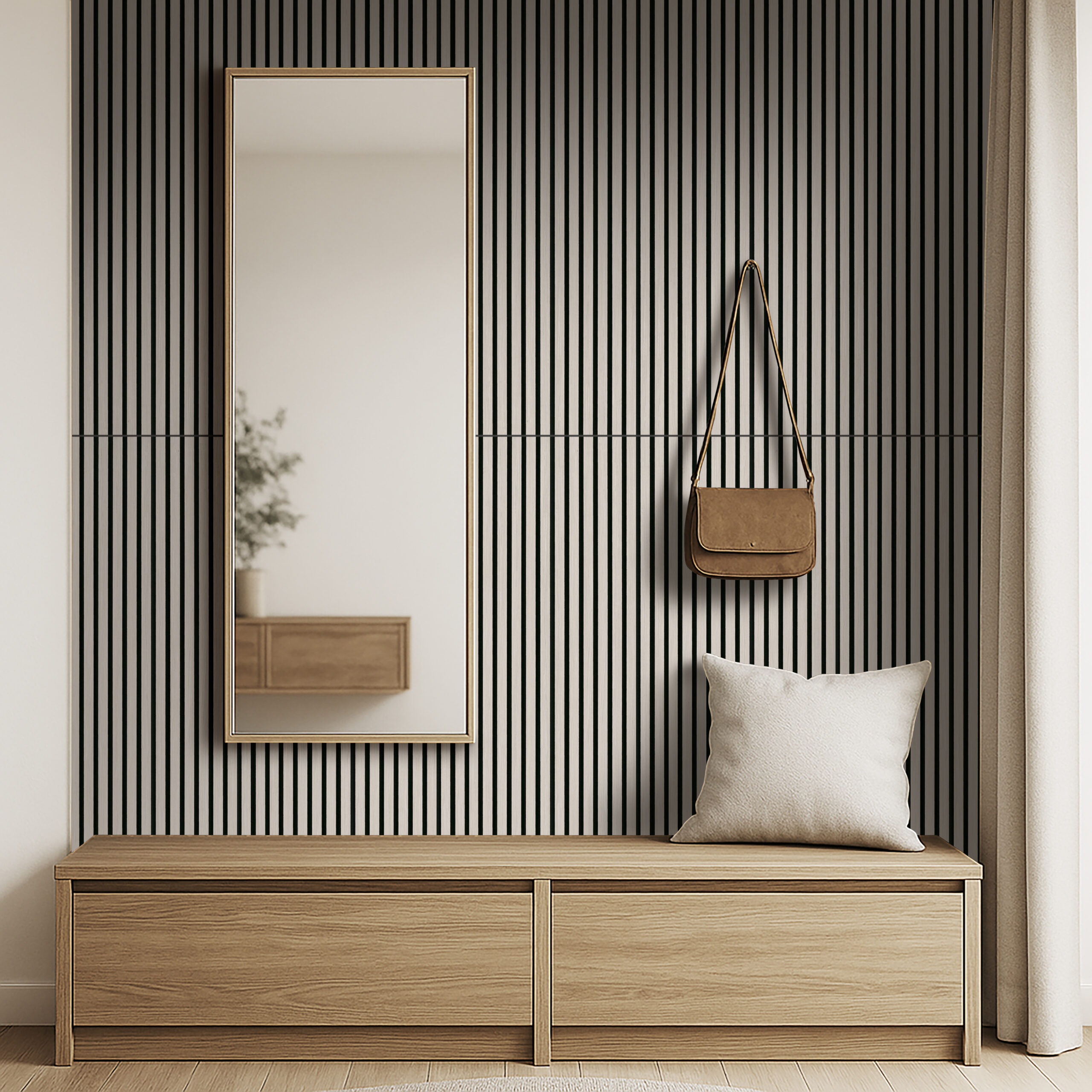 Fog 24X48 Acoustic Wood Slat Panel
