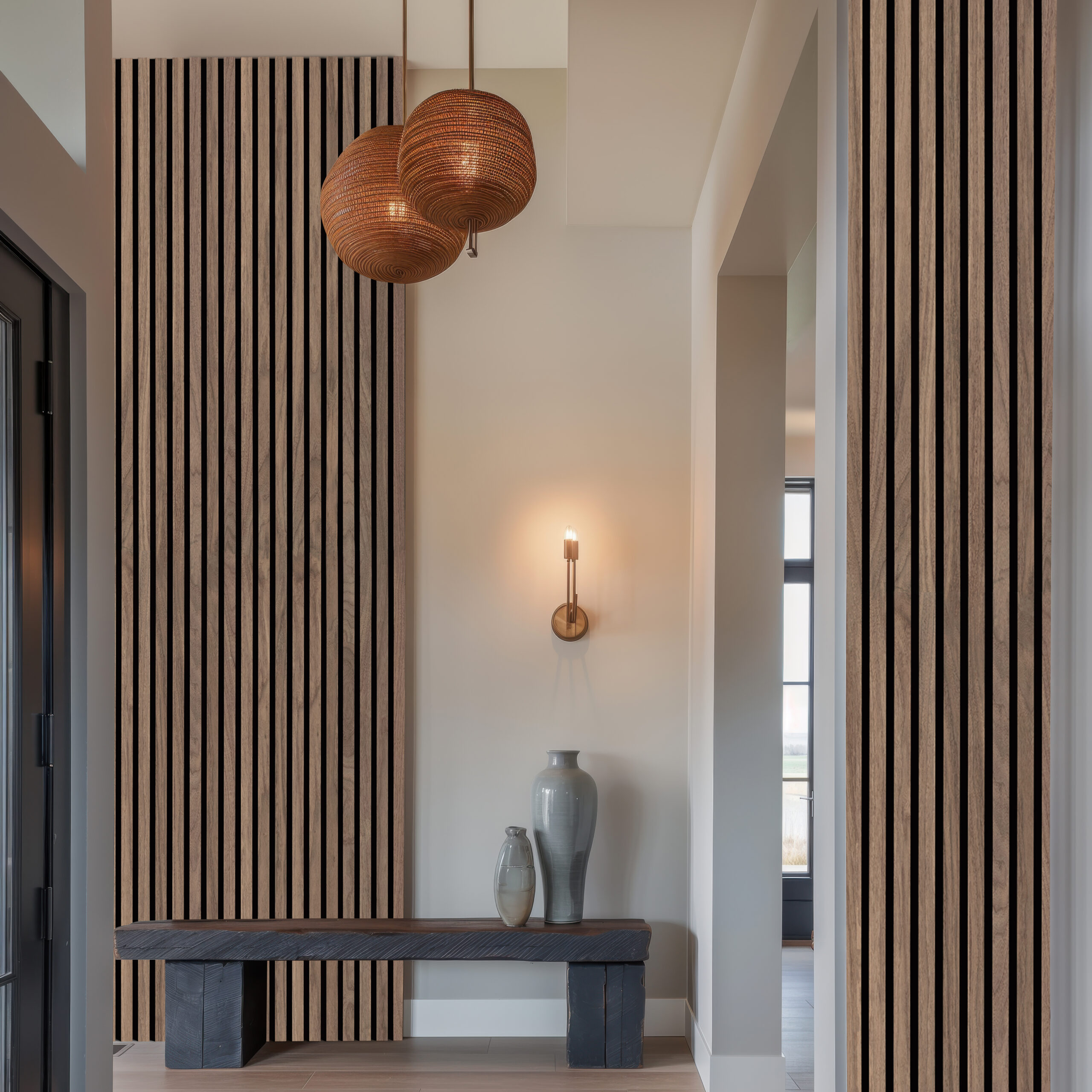 Tawny 9.5×120 Acoustic Wood Slat Panel