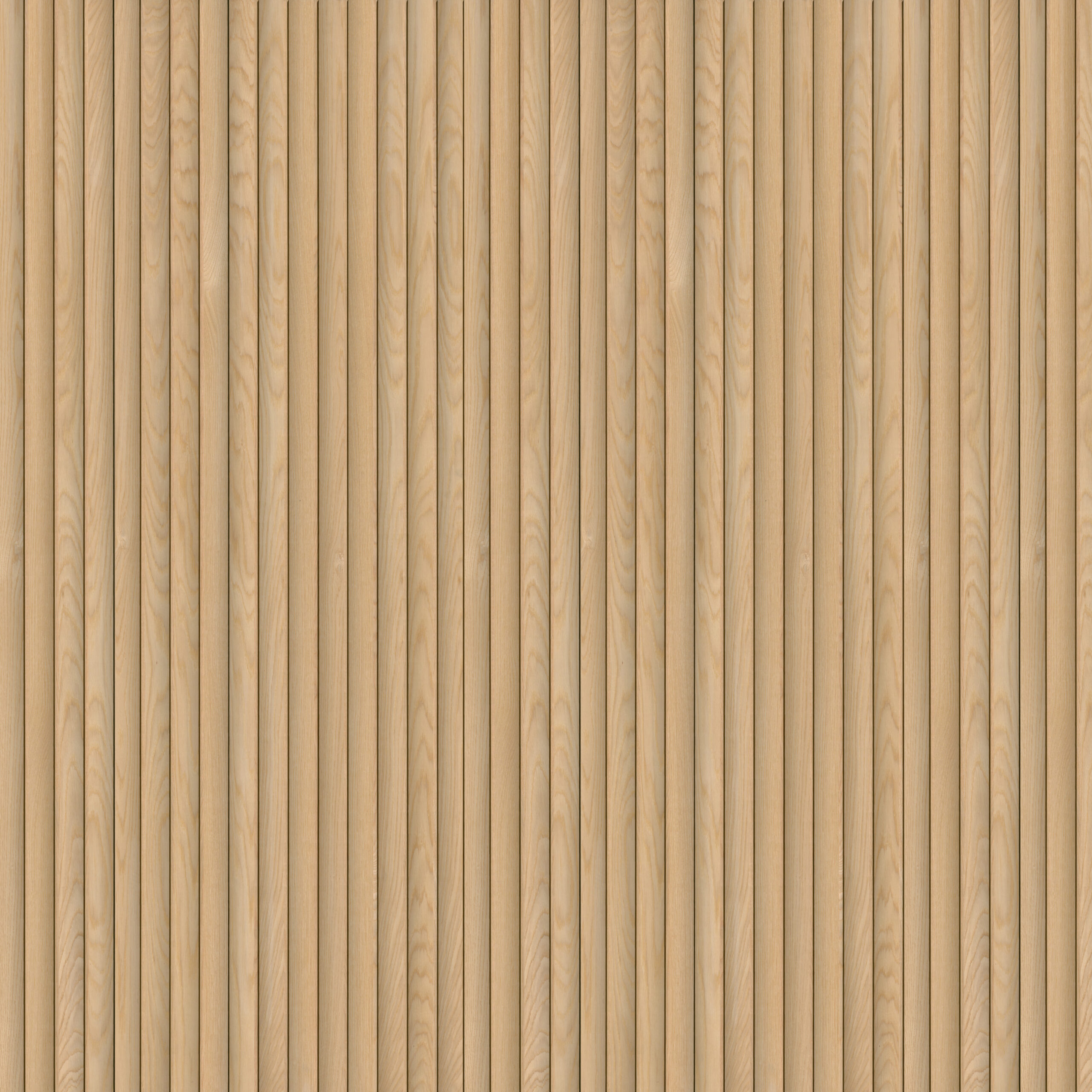 Natural Reeded Acoustic Wood Slat Panel