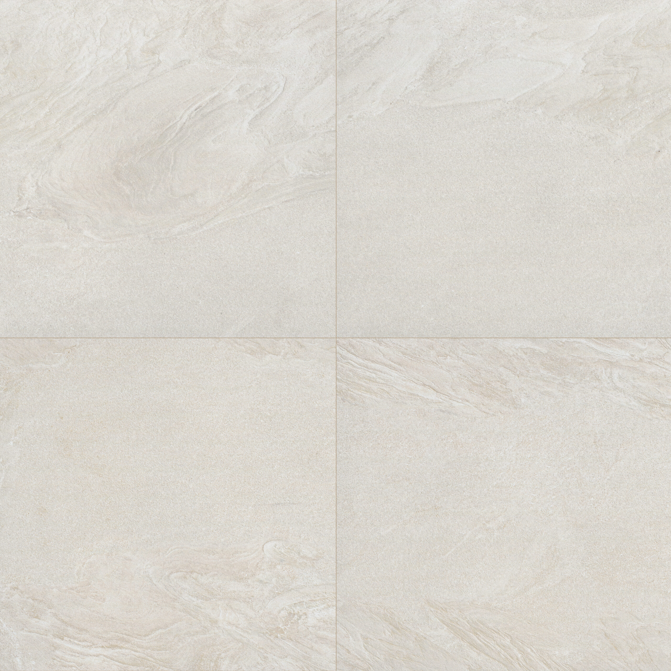 Vortexa Ivory Matte 3D Porcelain Stone Look Paver 24x24