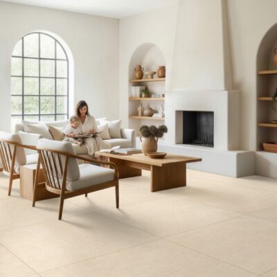 Cementique Talc Matte Porcelain Floor and Wall Tile - Image 2