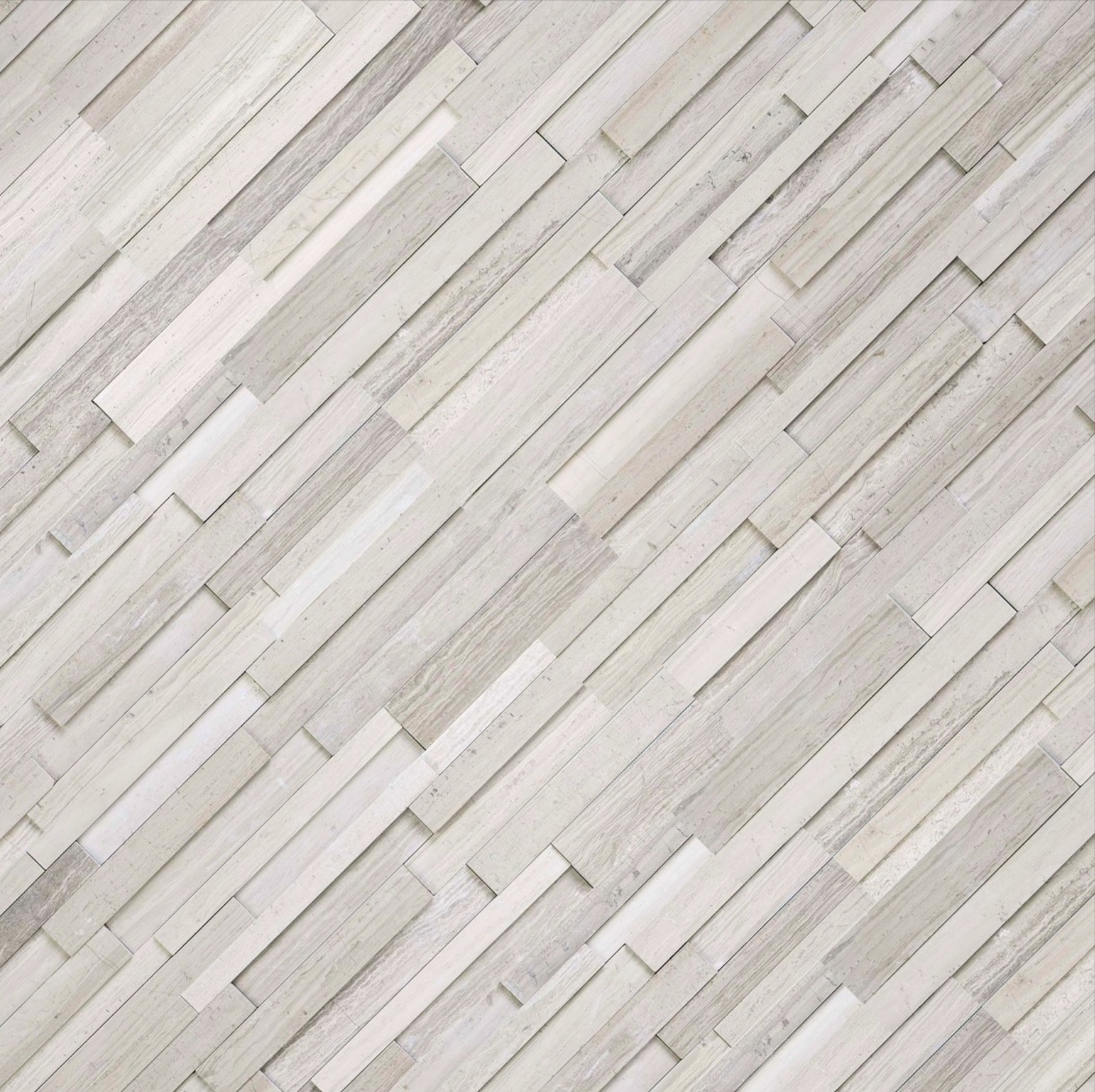 Gray Oak Honed Marble Ledger Panel